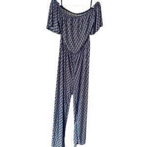 EXIST Off-Shoulder Wide-Leg Jumpsuit – NEW – Size L - casual chic looks